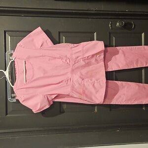 Jaanuu Blush Pink Scrub Set